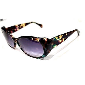 Jean Lafont Piana Brown Purple Blue Gray Gradient Sunglasses 56-13 137 France